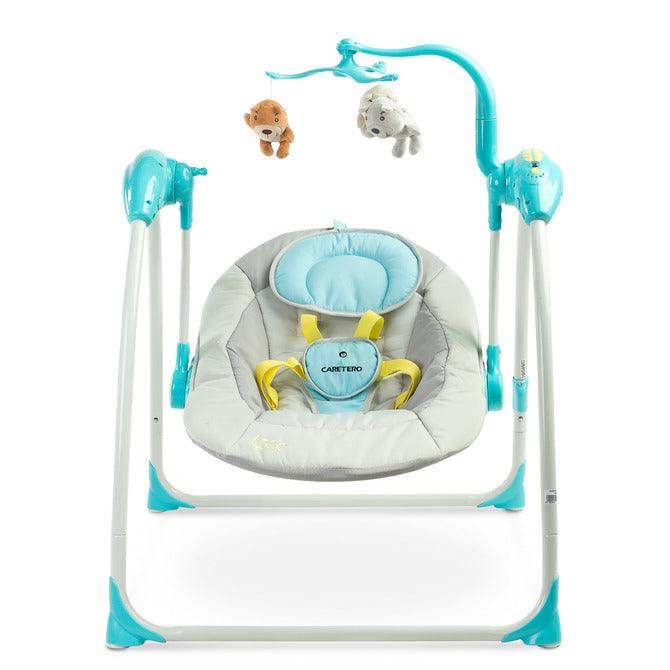 LOOP swing has been equipped with many modern solutions to help parents in everyday-care of their baby. Apart from melodies and five swinging speeds, the LOOP swing has an included remote controller. Additionally, LOOP has a voice recognition mode that switches the swing on when the baby starts crying.