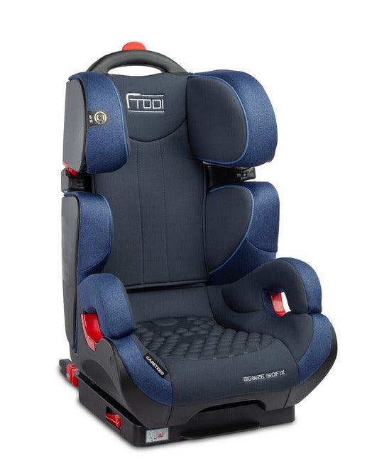 Frodi is a car seat for older kids (15-36 kg) that grows with them. Its special design makes the backrest automatically expand as the headrest is raised. 7-step adjustment of the headrest and the possibility of tilting the seat ensure comfort while traveling. The seat has an ISOFIX mount and solid side panels.car seat for children weight 15-36 kg (group II, III). adjustable backrest, expanding along with the height adjustment of the headrest, guaranteeing the child the right comfort during the journey.