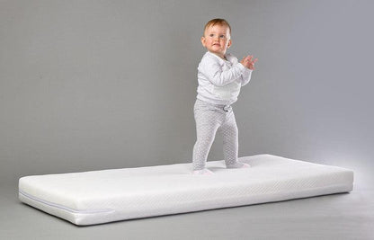 Coconut-Foam mattress is a perfect choice for parents who are looking for comfortable, thick and durable mattress at affordable price. Its layered construction (coconut mat in combination with polyurethane foam) and the thickness of 9 cm provides comfortable and restful sleep. Soft cover is extremely durable, it can be easily removed and washed in case it gets dirty.