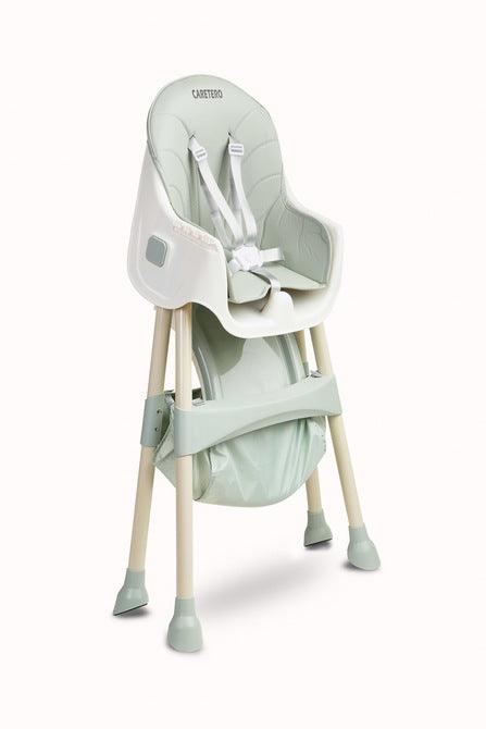 Bill is a light and economical 2in1 high chair. It has all the functionalities that make everyday feeding easier: adjustable double tray, 5-point belts, removable eco-leather upholstery, footrest, fabric basket, non-slip feet. The chair can be easily changed into a low chair by disassembling the lower part of the legs.