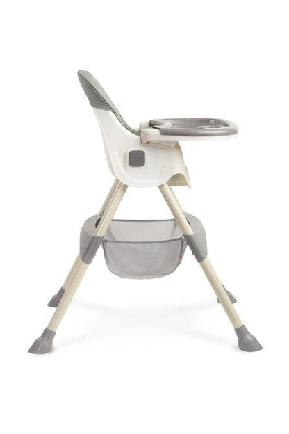 Bill is a light and economical 2in1 high chair. It has all the functionalities that make everyday feeding easier: adjustable double tray, 5-point belts, removable eco-leather upholstery, footrest, fabric basket, non-slip feet. The chair can be easily changed into a low chair by disassembling the lower part of the legs.