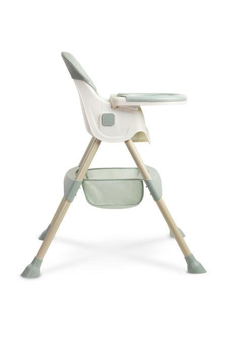 Bill is a light and economical 2in1 high chair. It has all the functionalities that make everyday feeding easier: adjustable double tray, 5-point belts, removable eco-leather upholstery, footrest, fabric basket, non-slip feet. The chair can be easily changed into a low chair by disassembling the lower part of the legs.