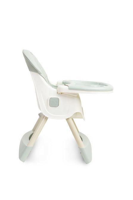 Bill is a light and economical 2in1 high chair. It has all the functionalities that make everyday feeding easier: adjustable double tray, 5-point belts, removable eco-leather upholstery, footrest, fabric basket, non-slip feet. The chair can be easily changed into a low chair by disassembling the lower part of the legs.