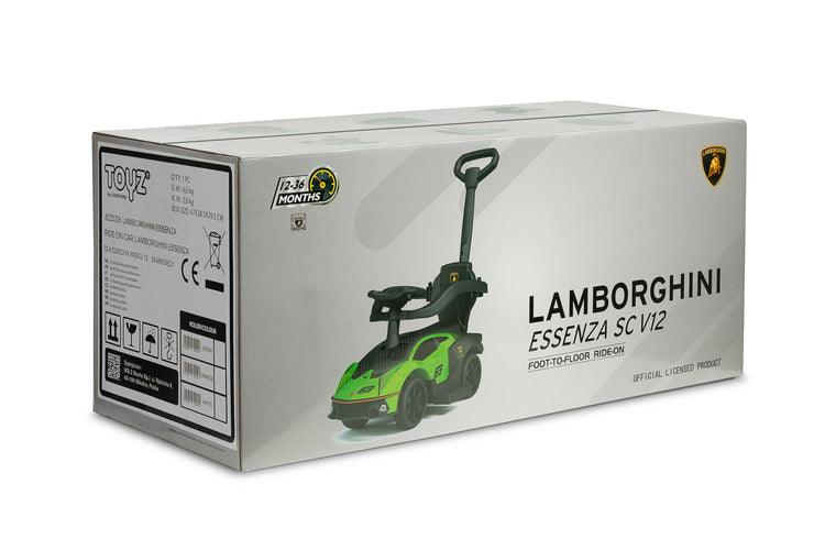 The Lamborghini Essenza from Toyz combines the iconic look of an Italian supercar with high-quality workmanship. Thanks to the Lamborghini license, even the steering wheel shape, unique to the Essenza model, was reproduced in the ride-on. The vehicle has functionalities that make it grow with your children. The youngest users can keep the legs on retractable platforms, they will be protected by armrests against falling out, and the parent can steer the vehicle with a handle.