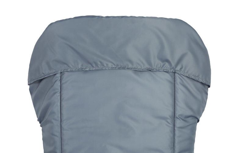 The multi-layer & universal quilted sleeping bag from Sensillo will carefully protect your child on colder days. The quilted, waterproof material with which the sleeping bag is sewn on the outside protects against unpleasant rainfall & the inner layer trimmed with warm and nice fleece will ensure comfort during walks. In addition, between them there is a layer of insulation that provides adequate insulation. The back of the sleeping bag has an overlap that prevents the bag from sliding off the backrest.