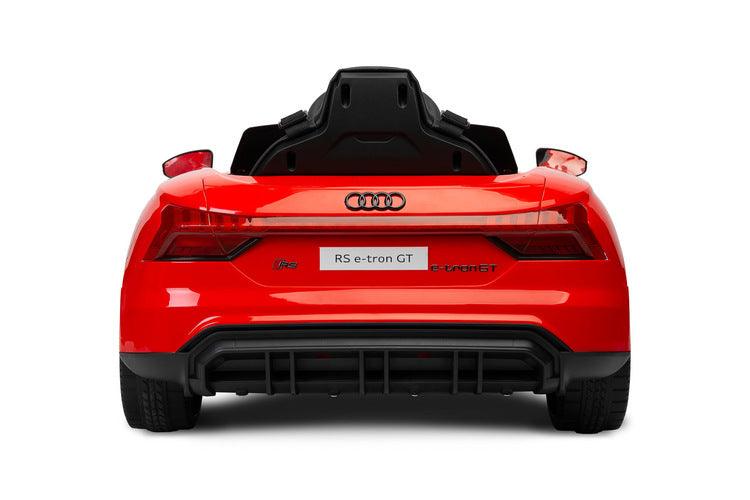 The Audi RS E-Tron GT from Toyz is a unique battery-powered vehicle for children. The design elements of the "adult" model were faithfully reproduced. The V-shaped rear beam of lights, the X-shaped headlamps and the entire body with the dynamic proportions of the GT inspired by sporty dynamics are noteworthy. As befits a real Audi sports car, it has a 4-wheel drive. Comfort and safety of play are ensured by: shock absorbers, EVA foam wheels, eco-leather seat, 3-point belts, slow start and automatic brake.