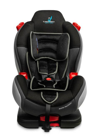 This seat is based on one of our most popular models Sport Turbo. It was upgraded with ISOFIX and TopTether fixings for even easier and safer installation. All other advantages of the Sport Turbo model have been retained – wide range of seat tilt adjustment, two-piece seat cushion and baby-friendly upholstery. Sport TurboFIX can be installed with the use of 3-point car belts. Car seat for children weight 9-36kg (groups I, II), forward facing installation with ISOFIX and TopTether anchors.