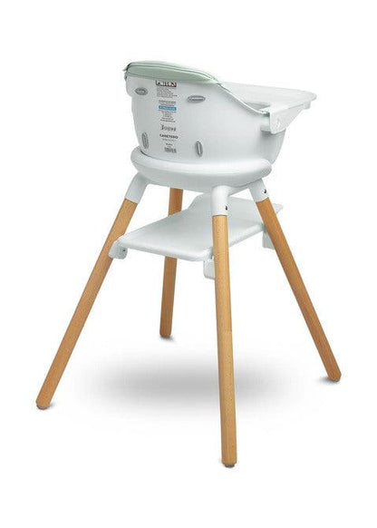 Bravo is a high chair that makes it easy for small children to sit together with adults. The elegant look and delicate colors will appeal not only to fans of Scandinavian design. Bravo can be used in many ways: with the function of a high chair, a low seat and a stool (high and low). It has two levels of footrest adjustment (16 cm and 24 cm) ensuring comfort for older children. During feeding, the profiled tray ensures that nothing will spill onto the floor.