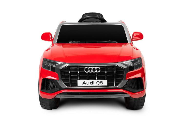 Toyz Audi Q8 is a modern battery ride on that will provide fun for many young drivers. The car will not only provide a lot of fun, but also help in the development of the toddler's motor coordination. The Audi license guarantees high quality and accuracy of reproduction. Toyz Audi Q8 has two 25W engines, a 12V, 4,5Ah battery.