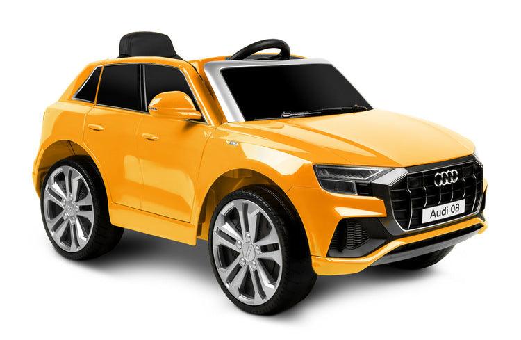 Toyz Audi Q8 is a modern battery ride on that will provide fun for many young drivers. The car will not only provide a lot of fun, but also help in the development of the toddler's motor coordination. The Audi license guarantees high quality and accuracy of reproduction. Toyz Audi Q8 has two 25W engines, a 12V, 4,5Ah battery.