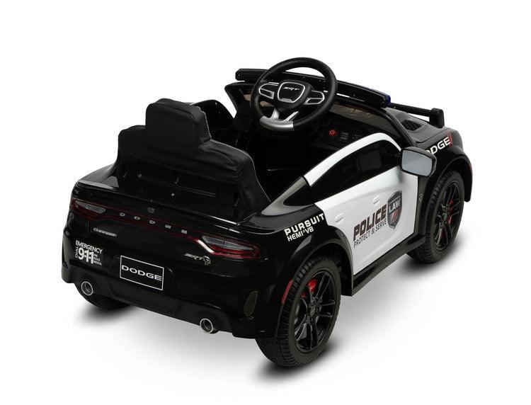 Dodge Charger Police from Toyz is a licensed battery carrier modeled on the iconic American car. The youngest users will be able to feel like American policemen. They will hear the sound of the V8 engine. To go in pursuit, all you have to do is turn on the police lights with a siren with one button. Two powerful 40W motors will help in chasing criminals, and stopping them will be facilitated by a microphone with a megaphone built into the vehicle. Comfort and safety are ensured by EVA foam wheels.