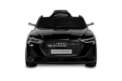 Audi E-tron Sportback is a Toyz licensed battery car that combines elegant design with the dynamism of an electric drive. Modern narrow mirrors and a combined rear light beam. The inner strength of the E-tron Sportback is the all-wheel drive with 45 W motors. They are powered by a 7 Ah battery. Comfort and safety of play are ensured by rear shock absorbers, EVA foam wheels, eco-leather seat, 3-point belts, slow start, two speed modes and an automatic brake.