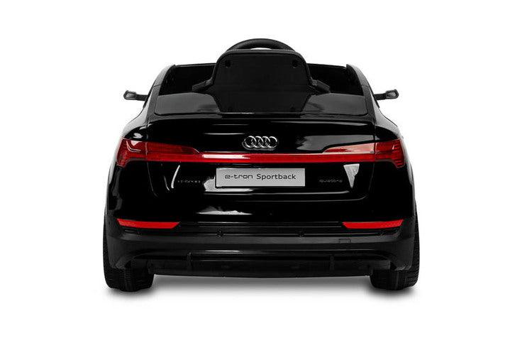Audi E-tron Sportback is a Toyz licensed battery car that combines elegant design with the dynamism of an electric drive. Modern narrow mirrors and a combined rear light beam. The inner strength of the E-tron Sportback is the all-wheel drive with 45 W motors. They are powered by a 7 Ah battery. Comfort and safety of play are ensured by rear shock absorbers, EVA foam wheels, eco-leather seat, 3-point belts, slow start, two speed modes and an automatic brake.
