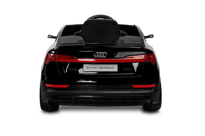 Audi E-tron Sportback is a Toyz licensed battery car that combines elegant design with the dynamism of an electric drive. Modern narrow mirrors and a combined rear light beam. The inner strength of the E-tron Sportback is the all-wheel drive with 45 W motors. They are powered by a 7 Ah battery. Comfort and safety of play are ensured by rear shock absorbers, EVA foam wheels, eco-leather seat, 3-point belts, slow start, two speed modes and an automatic brake.