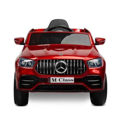 Mercedes W166 is a battery car licensed by Mercedes faithfully reflecting M-class SUVs. LED front and rear lights, eco-leather seat, rear shock absorbers and a unique color make small drivers feel like in a real premium car. Additional fun is added by the 4x4 drive with very powerful 40W engines and EVA foam wheels. Taking care of safe fun, the car is equipped with a lap seat belt, free start and automatic brake. Parents will appreciate the remote control and wheels for easy portability.