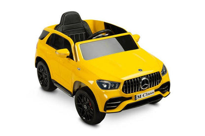 Mercedes W166 is a battery car licensed by Mercedes faithfully reflecting M-class SUVs. LED front and rear lights, eco-leather seat, rear shock absorbers and a unique color make small drivers feel like in a real premium car. Additional fun is added by the 4x4 drive with very powerful 40W engines and EVA foam wheels. Taking care of safe fun, the car is equipped with a lap seat belt, free start and automatic brake. Parents will appreciate the remote control and wheels for easy portability.