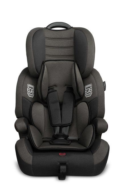 Egis is a car seat of the weight category 9-36 kg (group: 1, 2, 3), which combines ease of assembly with the convenience of the child, ensuring a high level of travel comfort. The seat is equipped with a reduction insert for the youngest passengers, an adjustable headrest and 5-point harness. Upholstery pleasant to the touch and comfortable armrests are additional advantages of Egis.