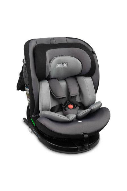 Mokki I-SIZE is a refreshed version of the Caretero car seat. Mokki is intended for children with a height of 40 cm to 150 cm, which means that it can accompany the child from the first moments of life. Mokki meets the i-Size approval standards, guaranteeing the highest standard of travel safety. The seat is equipped with a mechanism that allows the seat to be rotated 360 degrees, which makes placing the child in the seat easier. The ergonomic insert ensures comfort and convenience while traveling.