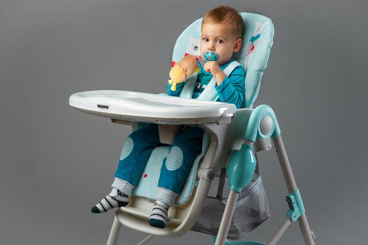 MAGNUS is a classic, comfortable chair, combining functionality with safety. Available in two original color lines FUN & CLASSIC to satisfy every taste. Magnus is the perfect choice for parents who focus on the value/quality factor. Serves as a feeding chair as well as a place for playing. Easy to fold and unfold. Removable, adjustable double tray. Comfortable height adjustment. Practical, detachable footrest. Lockable, rotating wheels and anti-skid legs provide stability and ease of moving around.