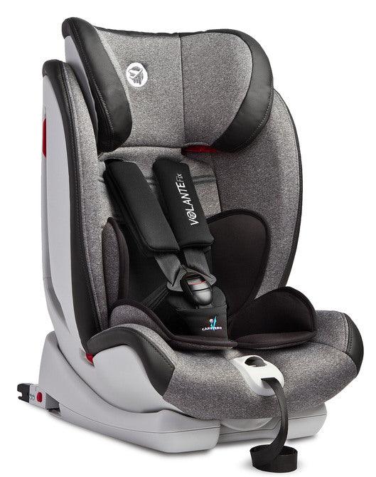 Little passengers to travel with style and high level of safety should be interested in our new, limited edition VolanteFix seat. Proven construction and used the highest quality fabrics to create a unique design. The VolanteFix Limited (9-36 kg) car seat combines high-quality materials and modern solutions, to protect the babies and take care of thier comfort. Therefore, VolanteFix Limited has, among others the function of mounting with car seat belts or ISOFIX + TopTether system.