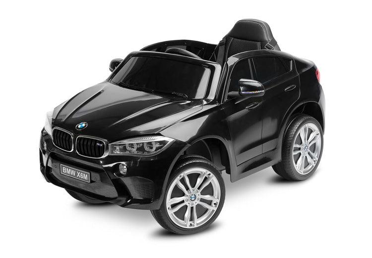 The Toyz BMW X6 M battery vehicle is a license version of the uncompromising SUV of the Bavarian brand, which is famous for combining sporty performance with high-quality design. This battery vehicle will provide many positive impressions for future drivers. Comfortable driving will be provided by an upholstered eco-leather seat with 3-point seat belts. The car has an opening door, a multimedia panel with built-in melodies and a USB socket for favorite songs in MP3 format.