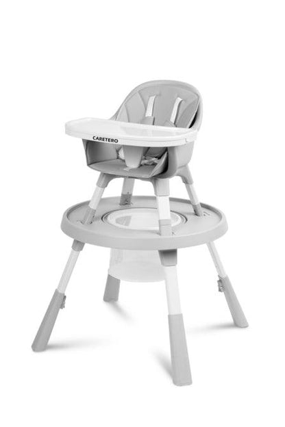 Velmo is a high chair that combines modern style with functionality. Thanks to their simple design, they can be quickly adapted to the needs of the child. With a few movements (without removing the legs) it turns from a high chair into a stylish chair + table set. Velmo is made of high quality materials, which makes it durable and safe. The Velmo feeding chair is intended for children who can sit up unaided, aged from 6 months to approx. 3-4 years, weighing up to 15 kg.