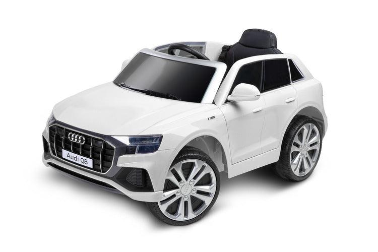 Toyz Audi Q8 is a modern battery ride on that will provide fun for many young drivers. The car will not only provide a lot of fun, but also help in the development of the toddler's motor coordination. The Audi license guarantees high quality and accuracy of reproduction. Toyz Audi Q8 has two 25W engines, a 12V, 4,5Ah battery.