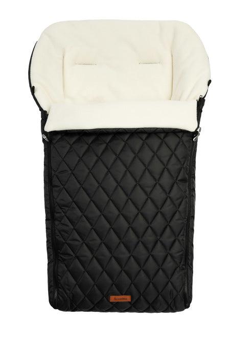 The multi-layer & universal quilted sleeping bag from Sensillo will carefully protect your child on colder days. The quilted, waterproof material with which the sleeping bag is sewn on the outside protects against unpleasant rainfall & the inner layer trimmed with warm and nice fleece will ensure comfort during walks. In addition, between them there is a layer of insulation that provides adequate insulation. The back of the sleeping bag has an overlap that prevents the bag from sliding off the backrest.