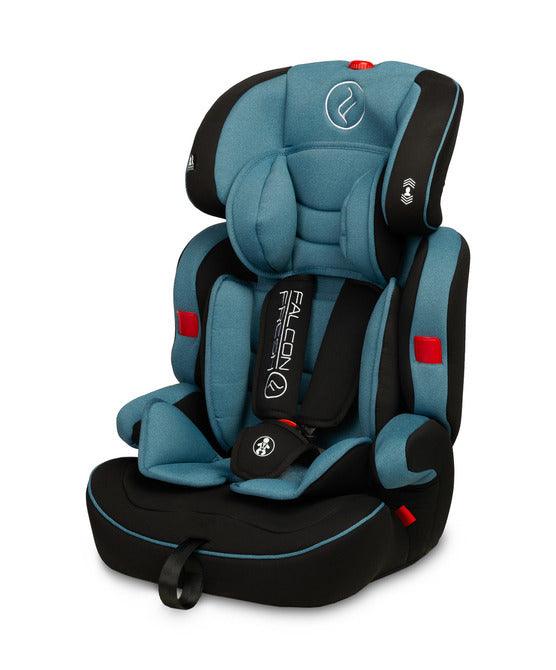 The Falcon Fresh car seat is a universal, safe and budget-friendly car seat in the weight category 9-36 kg (group: 1, 2, 3). It provides a high level of travel comfort. It has a comfortable height-adjustable headrest, 5-point belts with pads, soft and friendly to the touch, removable upholstery and ergonomic armrests. Thanks to its design, it is easy to adjust it to the next weight group. The seat has removable belts and a removable backrest.