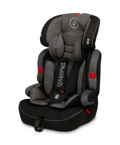 The Falcon Fresh car seat is a universal, safe and budget-friendly car seat in the weight category 9-36 kg (group: 1, 2, 3). It provides a high level of travel comfort. It has a comfortable height-adjustable headrest, 5-point belts with pads, soft and friendly to the touch, removable upholstery and ergonomic armrests. Thanks to its design, it is easy to adjust it to the next weight group. The seat has removable belts and a removable backrest.