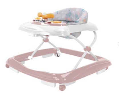 Baby Mix baby walker in cheerful colors. The walker will provide your child with a lot of fun thanks to the interactive toys, it is height adjustable and has a cover that can be folded and washed. It is made of high-quality plastic. Dimension: 67x64 cm. Maximum load 12 kg. The package does not contain batteries.