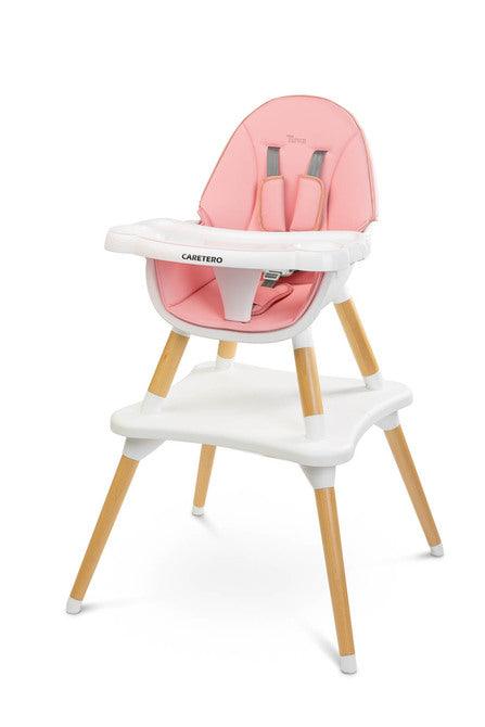 Tuva is a high chair that combines a unique Scandinavian style with functionality. Thanks to their simple design, they can be quickly adapted to the needs of the child. With a few movements (without removing the legs) it turns from a high chair into a stylish chair + table set. Tuva is made of high-quality materials, which makes it durable and safe. It has five-point belts and additional protection at the tray, which prevents the baby from slipping.