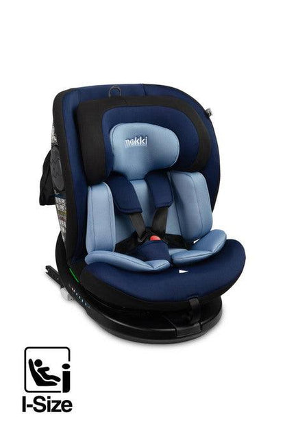 Mokki I-SIZE is a refreshed version of the Caretero car seat. Mokki is intended for children with a height of 40 cm to 150 cm, which means that it can accompany the child from the first moments of life. Mokki meets the i-Size approval standards, guaranteeing the highest standard of travel safety. The seat is equipped with a mechanism that allows the seat to be rotated 360 degrees, which makes placing the child in the seat easier. The ergonomic insert ensures comfort and convenience while traveling.