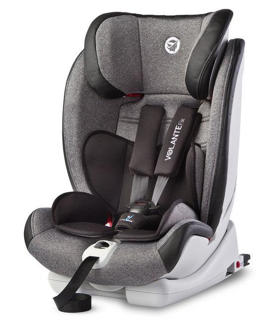 Little passengers to travel with style and high level of safety should be interested in our new, limited edition VolanteFix seat. Proven construction and used the highest quality fabrics to create a unique design. The VolanteFix Limited (9-36 kg) car seat combines high-quality materials and modern solutions, to protect the babies and take care of thier comfort. Therefore, VolanteFix Limited has, among others the function of mounting with car seat belts or ISOFIX + TopTether system.