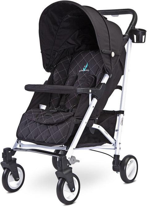 Sonata from Caretero is a synonym of elegance and taste among strollers. Along with the looks comes functionality, small weight and comfort both for the baby and the parents. Designed with attention to every single detail, Sonata is a stroller aimed for the most demanding parents. Suitable for children from 6 months up, weighing up to 15 k, Elegant frame matching the main color of the stroller, easy to use fold/unfold mechanism, handle for carrying a folded stroller, double canopy with a peek window.