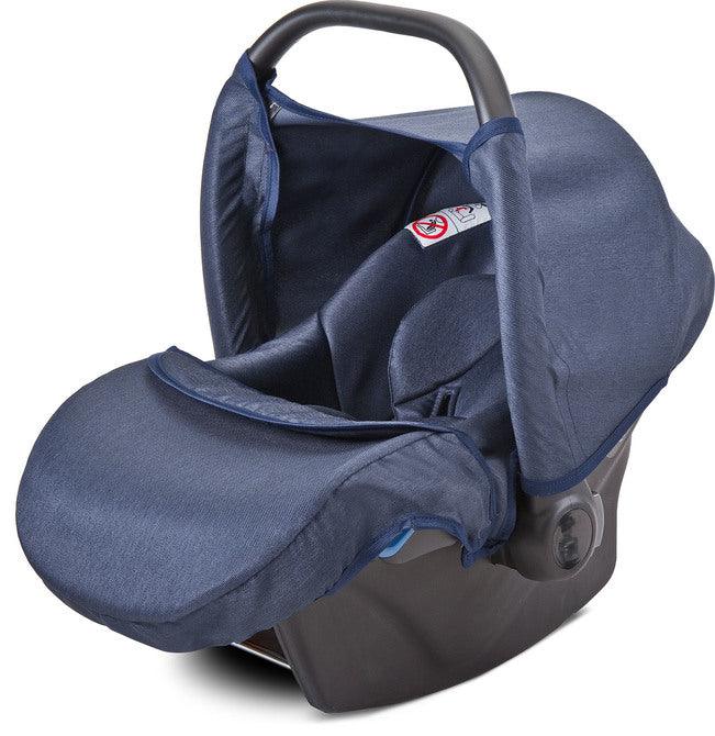 The Musca car seat is a perfect complementation of our Camini travel systems. Lightweight and can be easily installed in the car or on the stroller frame. Whenever you need to make a trip with your child, a car seat/stroller frame combo is the best option for you and your child. The Musca car seat can be used through your baby’s first year of life (until exceeding 10 kg of weight). You will always transport your child rearward-facing which is the safest option. Complies with the European norm ECE R44/04.
