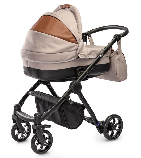 Yuna is a compact and stylish 2in1 stroller that meets the requirements of modern parents. Allows you to flexibly respond to parent's expectations and the latest trends. The best-class materials, manual production and full compliance with the European standard EN 1888. Strollers are designed with the participation of parents and experienced specialists. Our goal is to create products that are pleasant and comfortable to use. The most fashionable colors, fabrics and attention to the smallest details. 