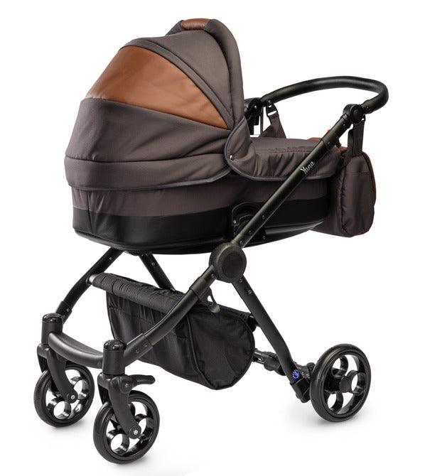 Yuna is a compact and stylish 2in1 stroller that meets the requirements of modern parents. Allows you to flexibly respond to parent's expectations and the latest trends. The best-class materials, manual production and full compliance with the European standard EN 1888. Strollers are designed with the participation of parents and experienced specialists. Our goal is to create products that are pleasant and comfortable to use. The most fashionable colors, fabrics and attention to the smallest details. 