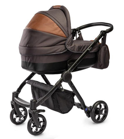 Yuna is a compact and stylish 2in1 stroller that meets the requirements of modern parents. Allows you to flexibly respond to parent's expectations and the latest trends. The best-class materials, manual production and full compliance with the European standard EN 1888. Strollers are designed with the participation of parents and experienced specialists. Our goal is to create products that are pleasant and comfortable to use. The most fashionable colors, fabrics and attention to the smallest details. 