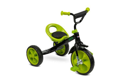 York is a perfect tricycle for parents who search for a first pedal-equipped bike for their child. It is lightweight, compact and easy to transport. York's biggest advantage though is the amount of fun it gives to the kids! What are you gaining?-  Great looks that encourage your child to play-  Small weight, the York tricycle is based on a light frame and is equipped with EVA foam wheels-  Longevity solid metal frame and high quality materials will endure many years of great fun.