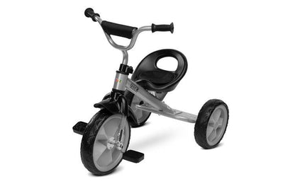 York is a perfect tricycle for parents who search for a first pedal-equipped bike for their child. It is lightweight, compact and easy to transport. York's biggest advantage though is the amount of fun it gives to the kids! What are you gaining?-  Great looks that encourage your child to play-  Small weight, the York tricycle is based on a light frame and is equipped with EVA foam wheels-  Longevity solid metal frame and high quality materials will endure many years of great fun.