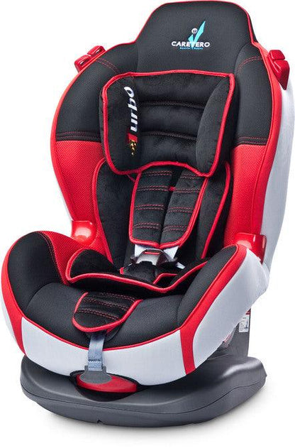 Caretero SPORT TURBO guarantees the safety of your child during every trip. It is made of high quality materials, friendly to the child and easy to keep clean. Its attractive design and original colour, competitive price are some undeniable advantages of this model. Car seat for a child weight from 9-25 kg (groups I and II). New type of upholstery made of two types of mesh fabric and delicate velour, integrated headrest for additional safety and comfort, shoulder belts covered with a anti-skid material