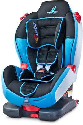 This seat is based on one of our most popular models Sport Turbo. It was upgraded with ISOFIX and TopTether fixings for even easier and safer installation. All other advantages of the Sport Turbo model have been retained – wide range of seat tilt adjustment, two-piece seat cushion and baby-friendly upholstery. Sport TurboFIX can be installed with the use of 3-point car belts. Car seat for children weight 9-36kg (groups I, II), forward facing installation with ISOFIX and TopTether anchors.