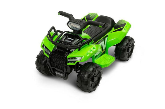 ELECTRIC MINI-RAPTOR is an engine-powered vehicle for the smallest adventurers. Its 19cm wheels are designed for riding on various surfaces. RAPTOR also attracts with a music module equipped with a USB port and AUX input.The vehicle only moves forward.