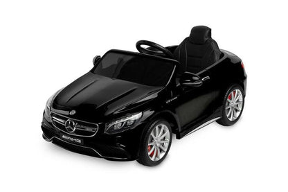 Mercedes Benz AMG S63 - Making a little drivers dreams about their own Mercedes coming true is now easier than ever. This fantastic licensed Mercedes-Benz S63 AMG battery car from Toyz has some serious equipment on board LED lights, two driving speeds, melodies. Teaching the child to drive is super-safe thanks to the included remote controller.