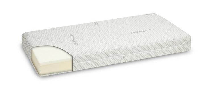 VISCO-HR CASHMERE MATTRESS 120X60. A reversible mattress of around 13cm thickness using space technology. Visco foam is an advanced type of mattress filling. Under the influence of temperature, it fits the shape of the body. It has rehabilitation and orthopedic properties. HR foam is extremely resistant to deformation and it perfectly fits the shape of the body. The removable cover made of cashmere has thermal properties which makes it perfect to use in the summer ,as well as in the winter.