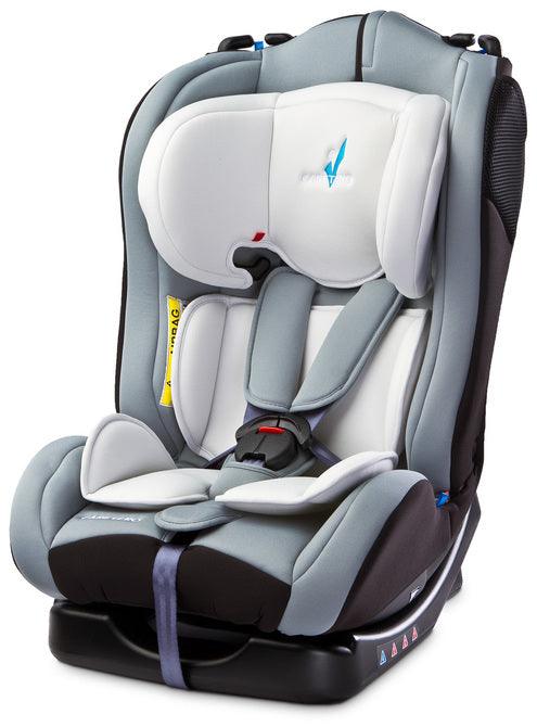 Combo seat (0-25 kg) means it can accompany the child through his or hers first 5 years of life. High quality fabrics, sturdy construction and solid manufacturing are just some of the combo stron points. 4-step seat incline helps in selecting the perfect seating position for the child and the adjustable headrest gives more comfort and safety during every trip. Car seat for children weight 0-25kg (group 0,I, II), rearward or forward-facing installation, 4 positions of seat incline adjustment.