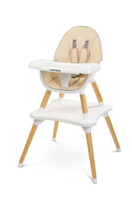 Tuva is a high chair that combines a unique Scandinavian style with functionality. Thanks to their simple design, they can be quickly adapted to the needs of the child. With a few movements (without removing the legs) it turns from a high chair into a stylish chair + table set. Tuva is made of high-quality materials, which makes it durable and safe. It has five-point belts and additional protection at the tray, which prevents the baby from slipping.